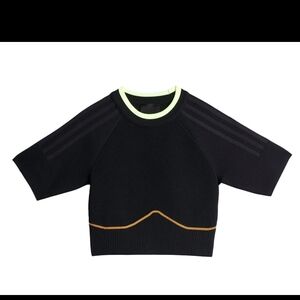 IVY PARK Black and Yellow Crop Top